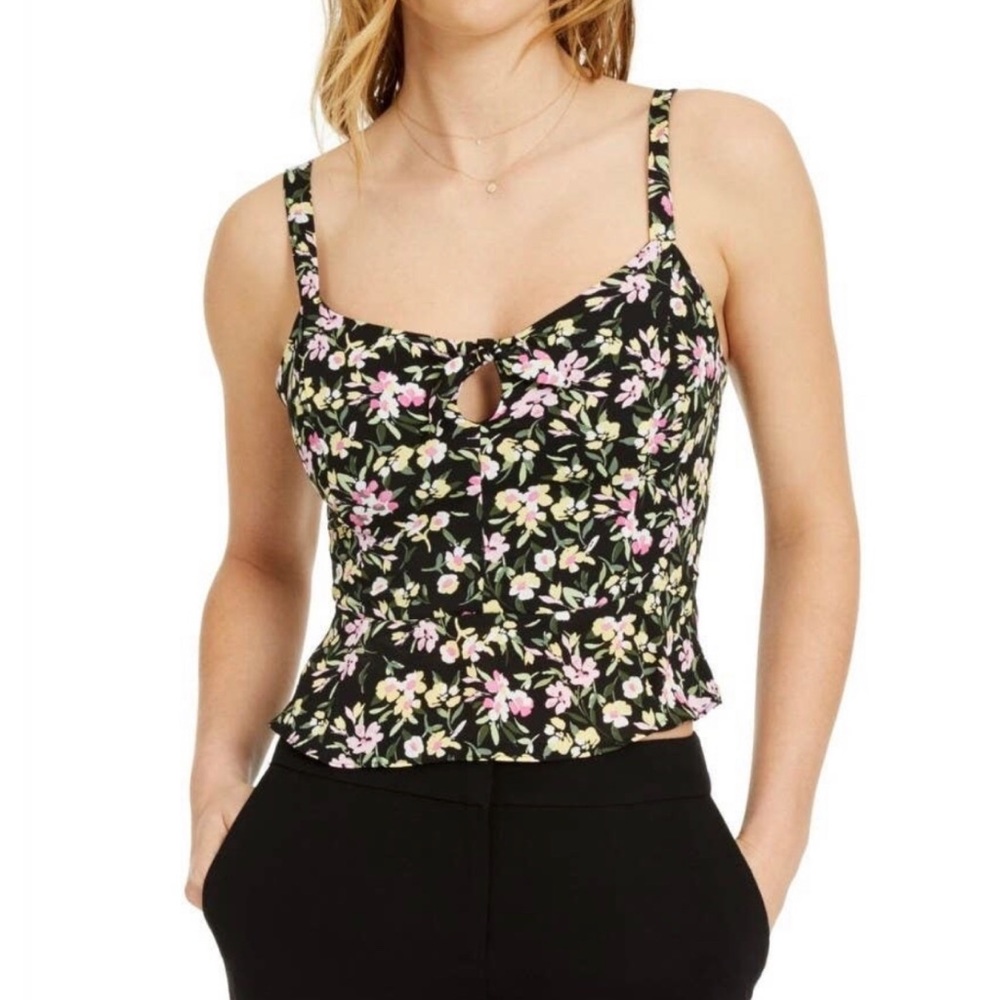 Bar lll floral cami crop top